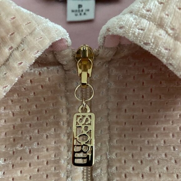 St. John Sport Velour Two-Piece Set in Conch Shell - Picture 10 of 16